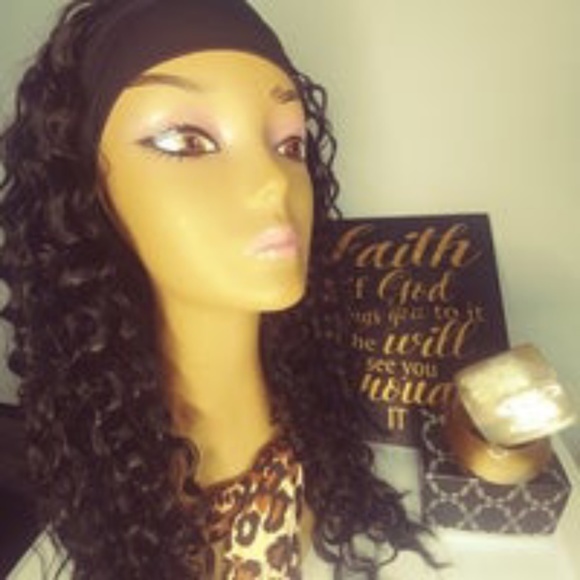 Cute Curly Headband Wig